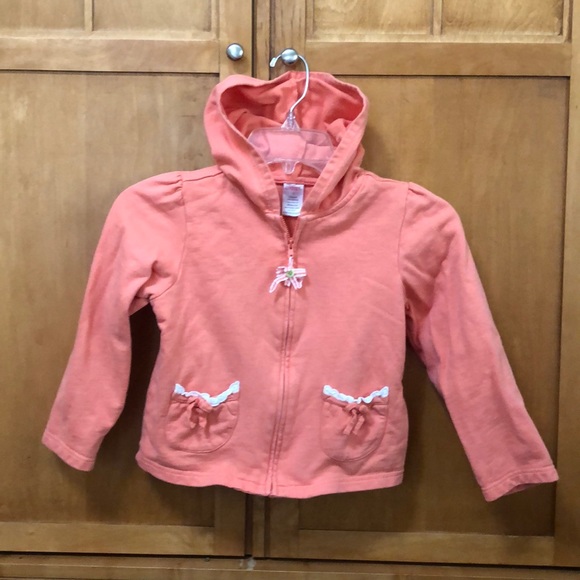 NEW GYMBOREE COZY CUTIE FLEECE BLUE PINK RED ORANGE GREEN STRIPED JACKET 2T 3T